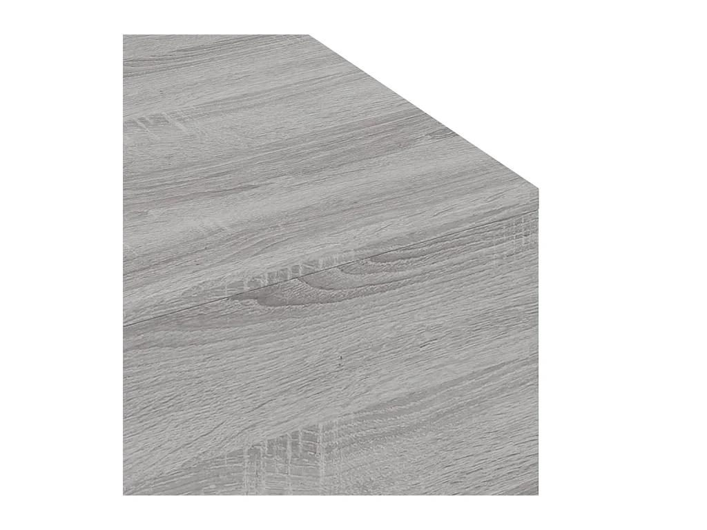 Table basse sonoma gris 100x49,5x31 cm bois d'ingénierie