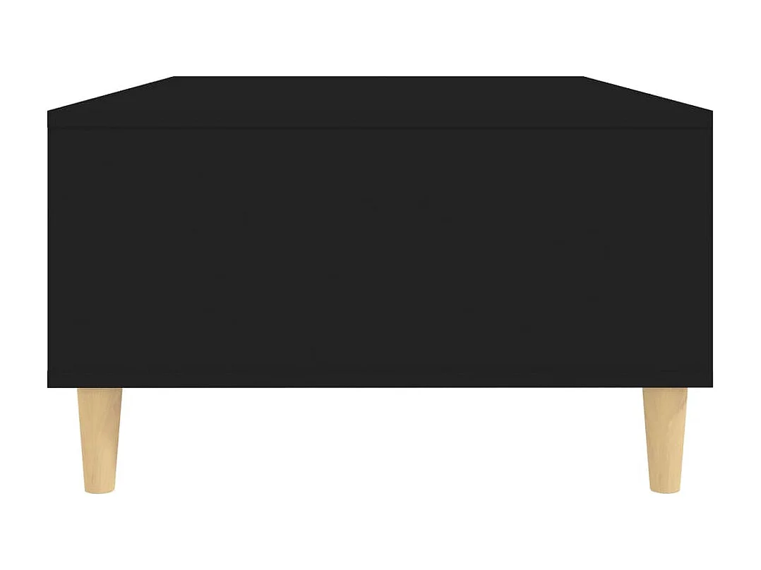 Table basse Noir 103,5x60x35 cm Aggloméré