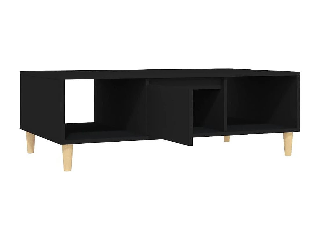 Table basse Noir 103,5x60x35 cm Aggloméré