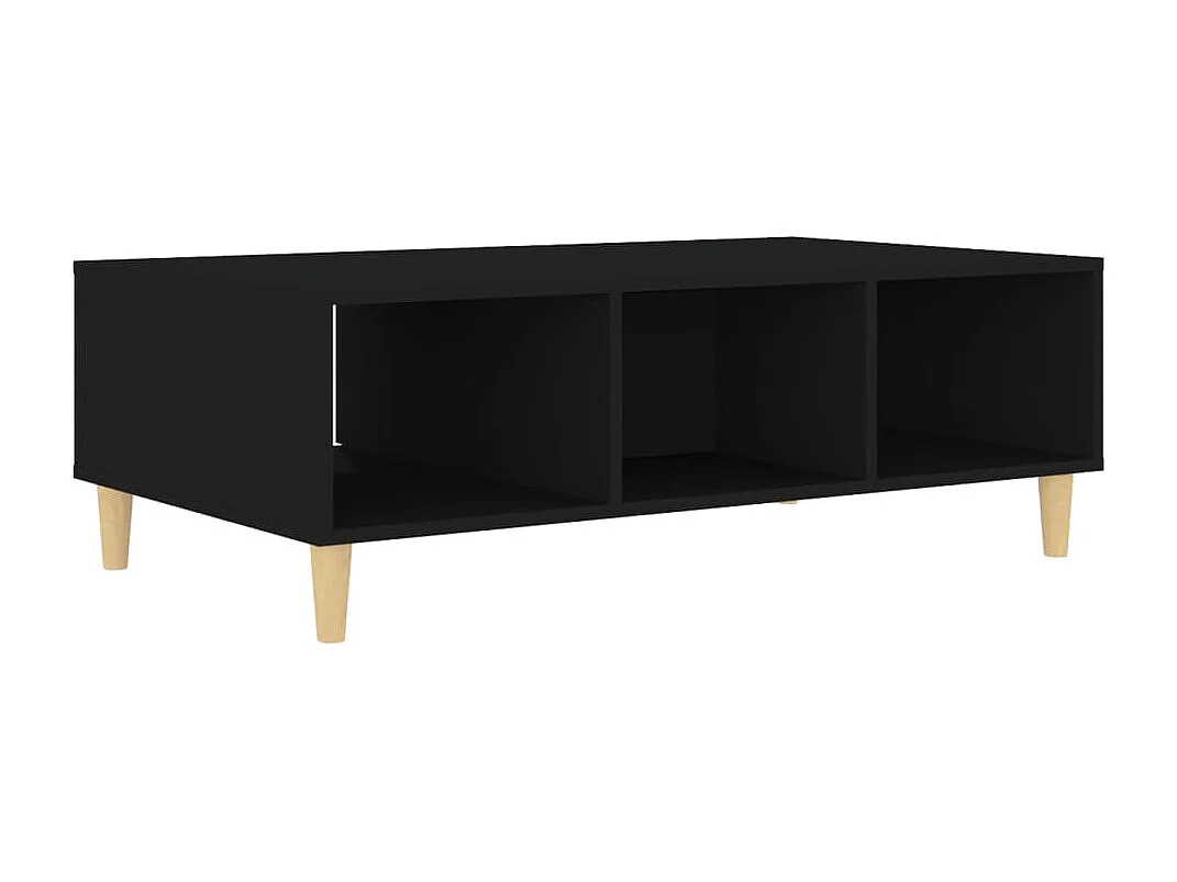 Table basse Noir 103,5x60x35 cm Aggloméré