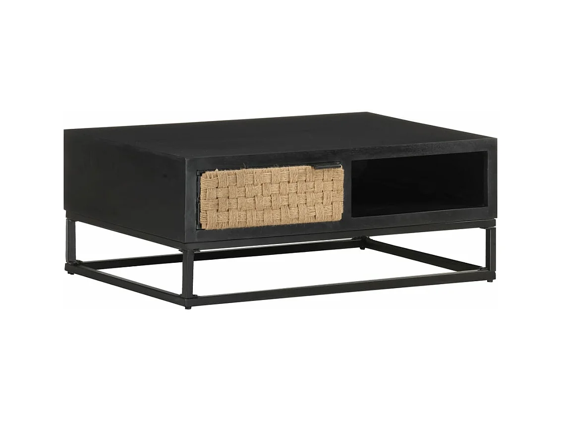 Table basse 90x60x35 cm Bois de manguier massif