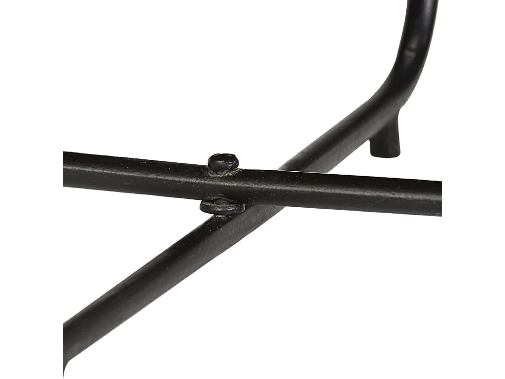 Ensemble de table basse 2 pièces Bois de Sesham massif 60 x 35 cm