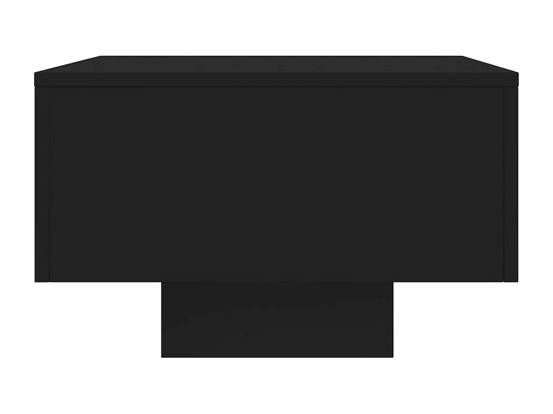 Table basse noir 100x49,5x31 cm bois d'ingénierie