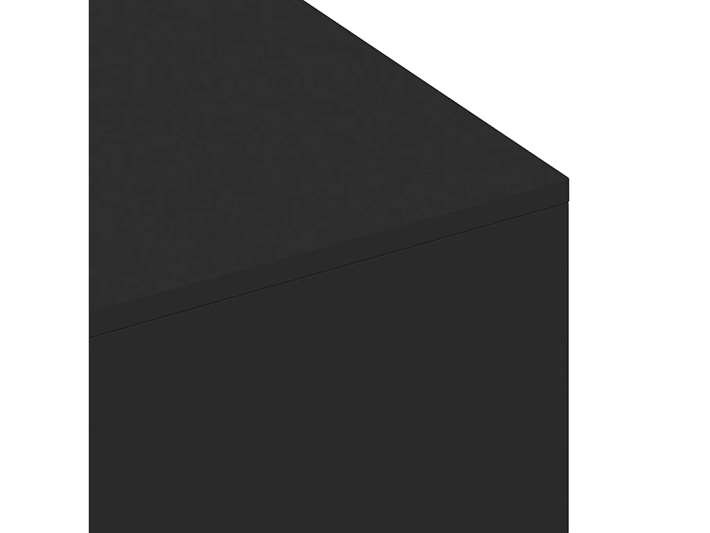 Table basse noir 100x49,5x31 cm bois d'ingénierie
