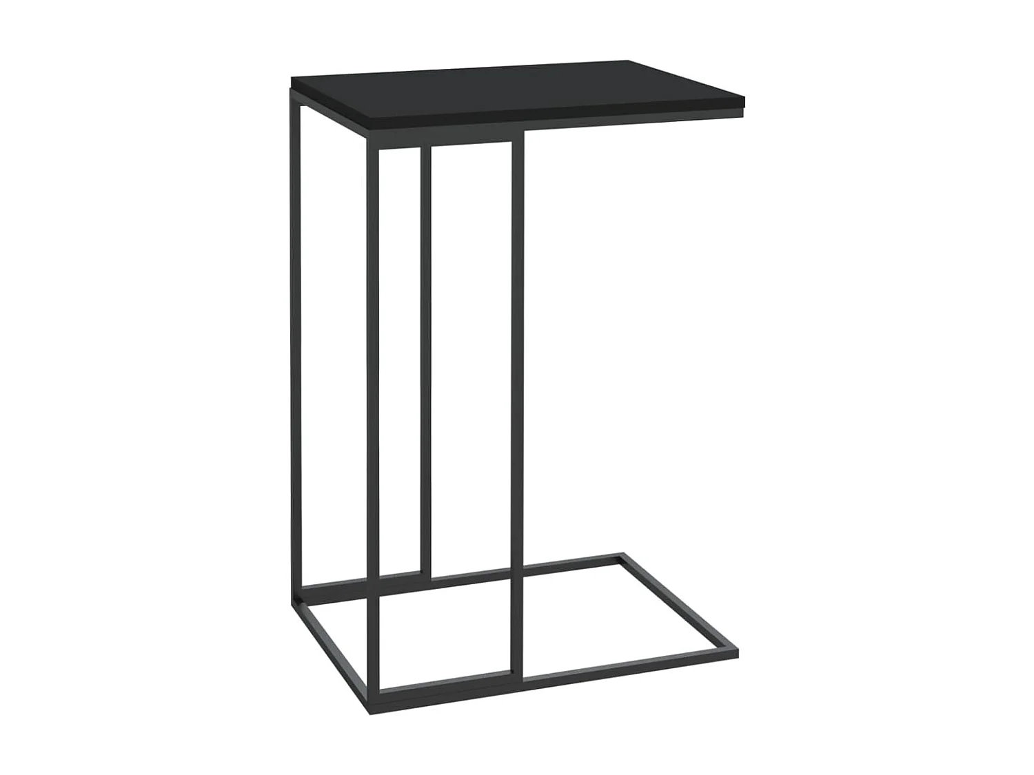 Table d'appoint Noir 40x30x59 cm Bois d'ingénierie