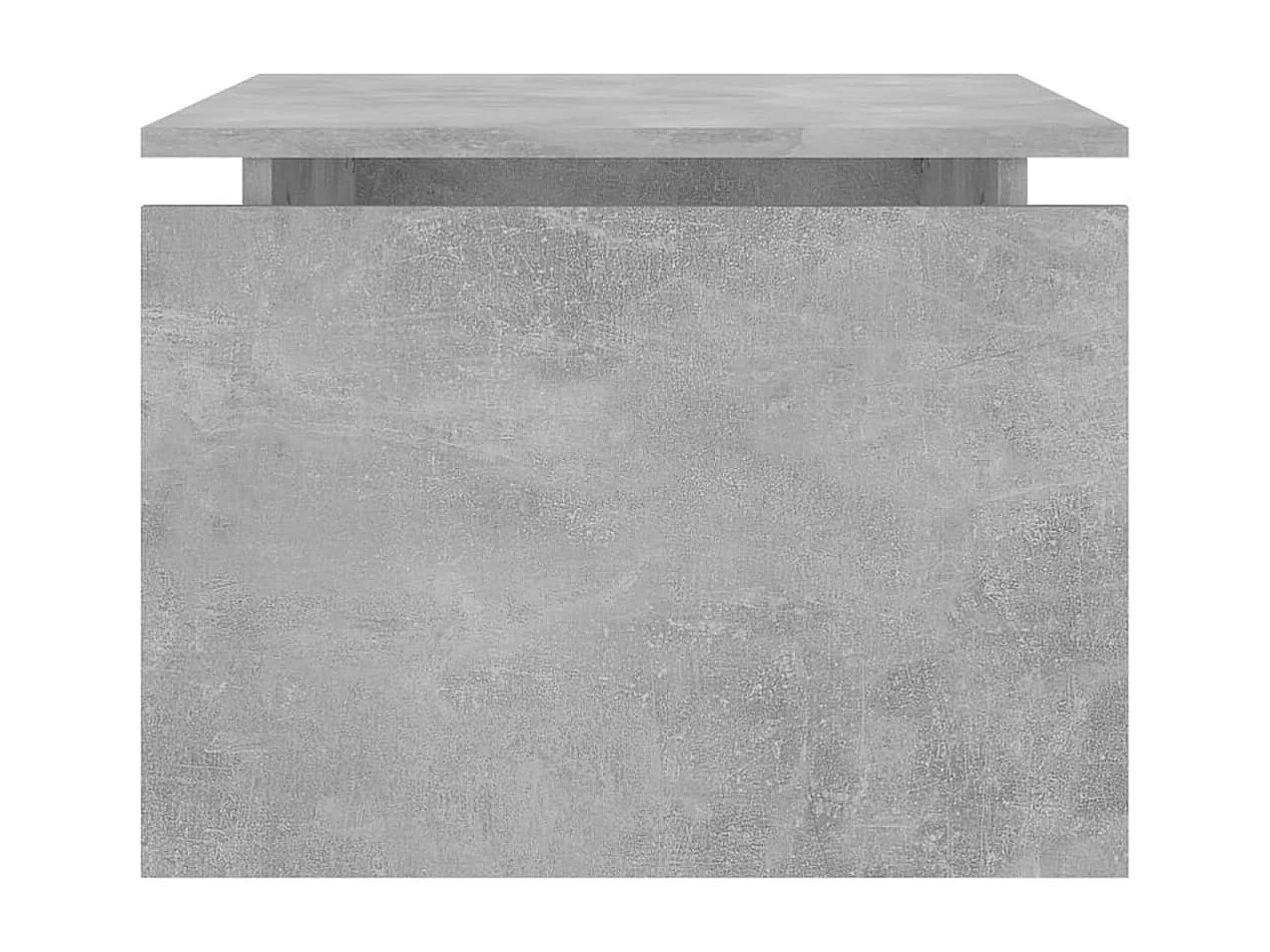 Table basse Gris béton 68x50x38 cm Aggloméré