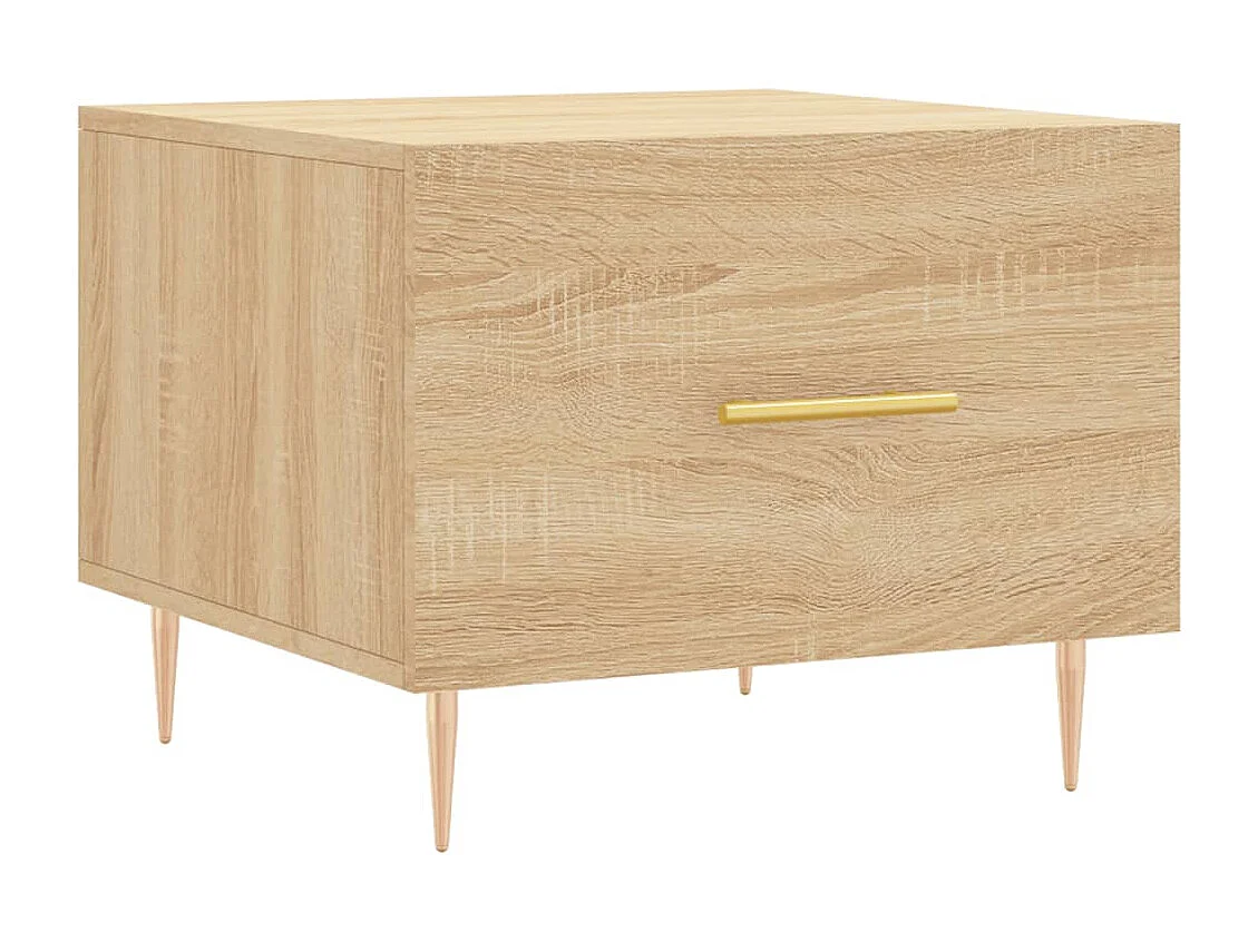 Table basse Chêne sonoma 50x50x40 cm Bois d'ingénierie