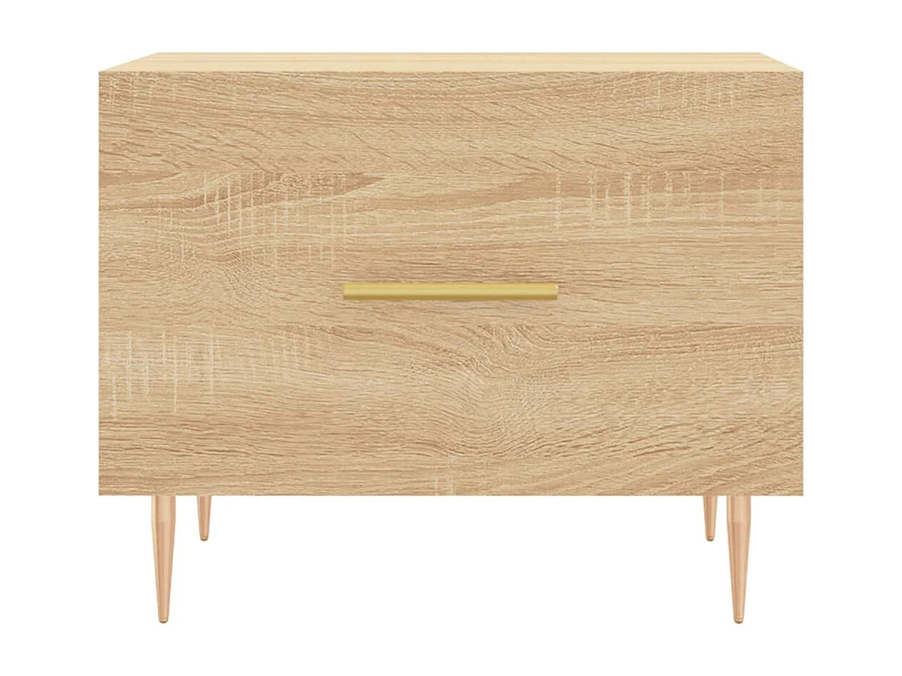 Table basse Chêne sonoma 50x50x40 cm Bois d'ingénierie