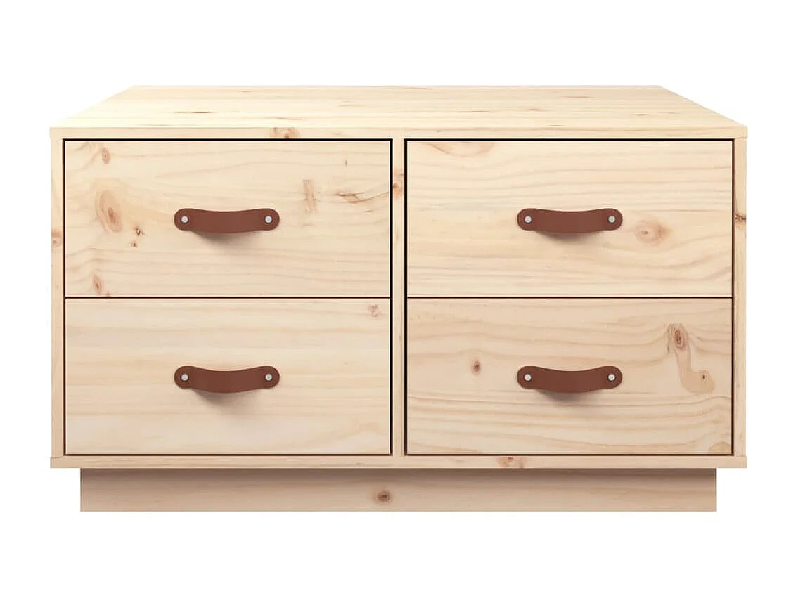 Table basse 80x80x45 cm Bois massif de pin