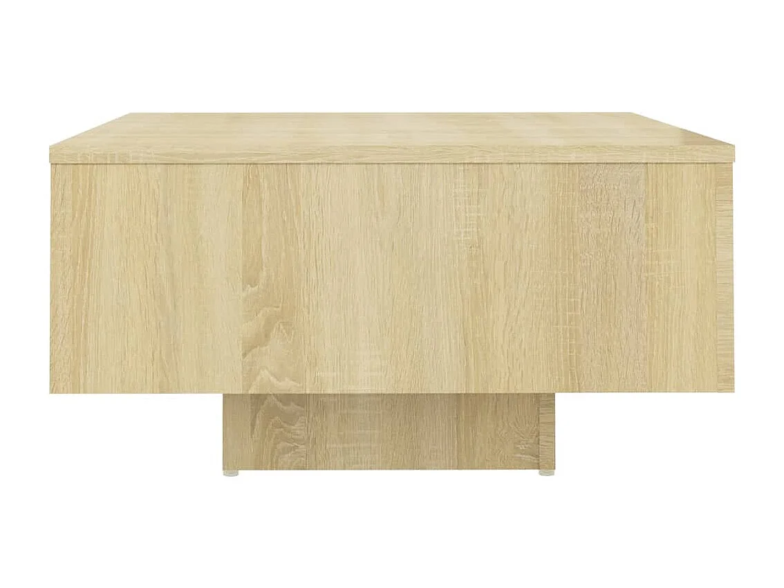 Table basse Chêne sonoma 60x60x31,5 cm Aggloméré