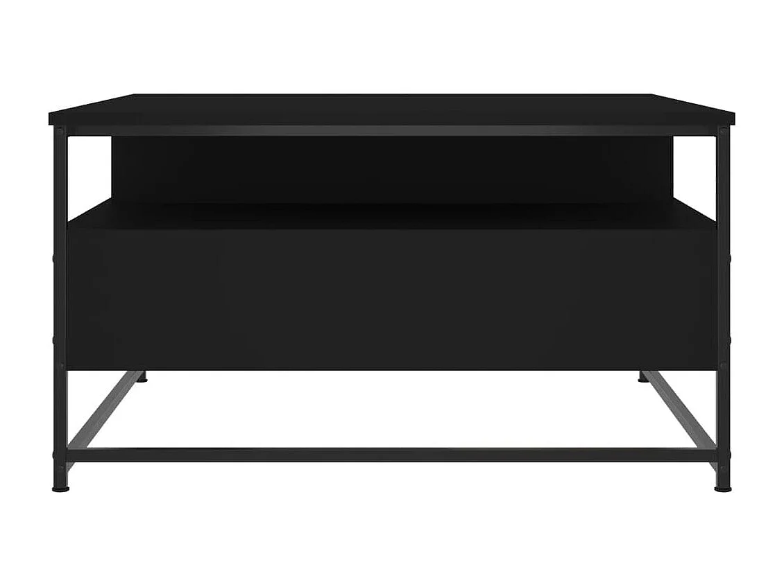 Mesa de centro 80x80x45 cm derivados de madeira preto