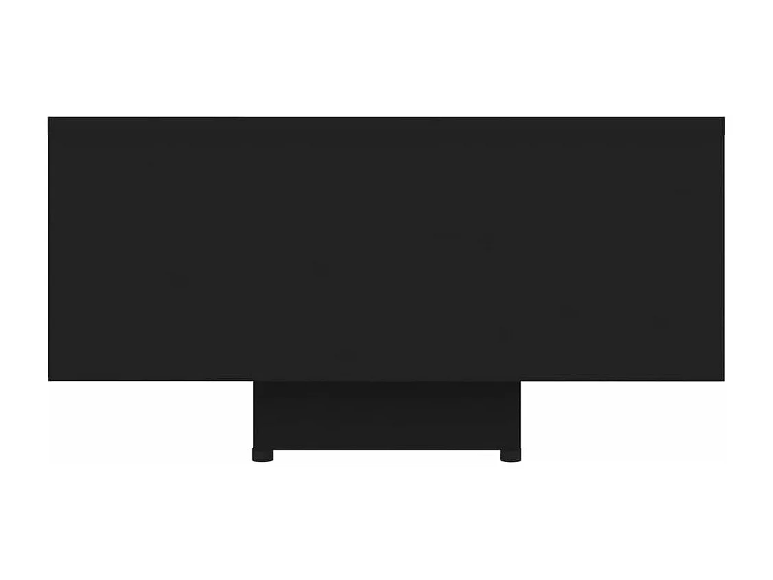 Table basse Noir 85x55x31 cm Aggloméré