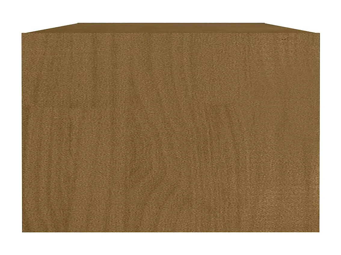 Salontafel 110x50x34 cm massief grenenhout honingbruin