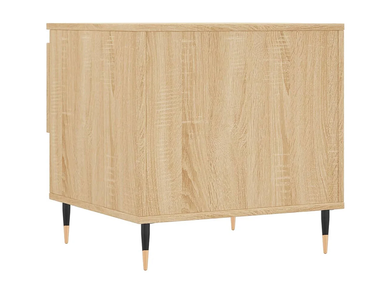 Salontafels 2 st 50x46x50 cm bewerkt hout sonoma eikenkleurig