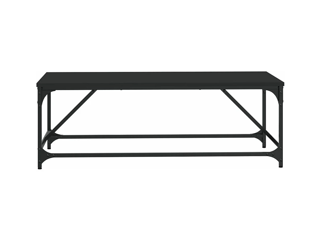 Table basse Noir 100x50x35 cm Bois d'ingénierie