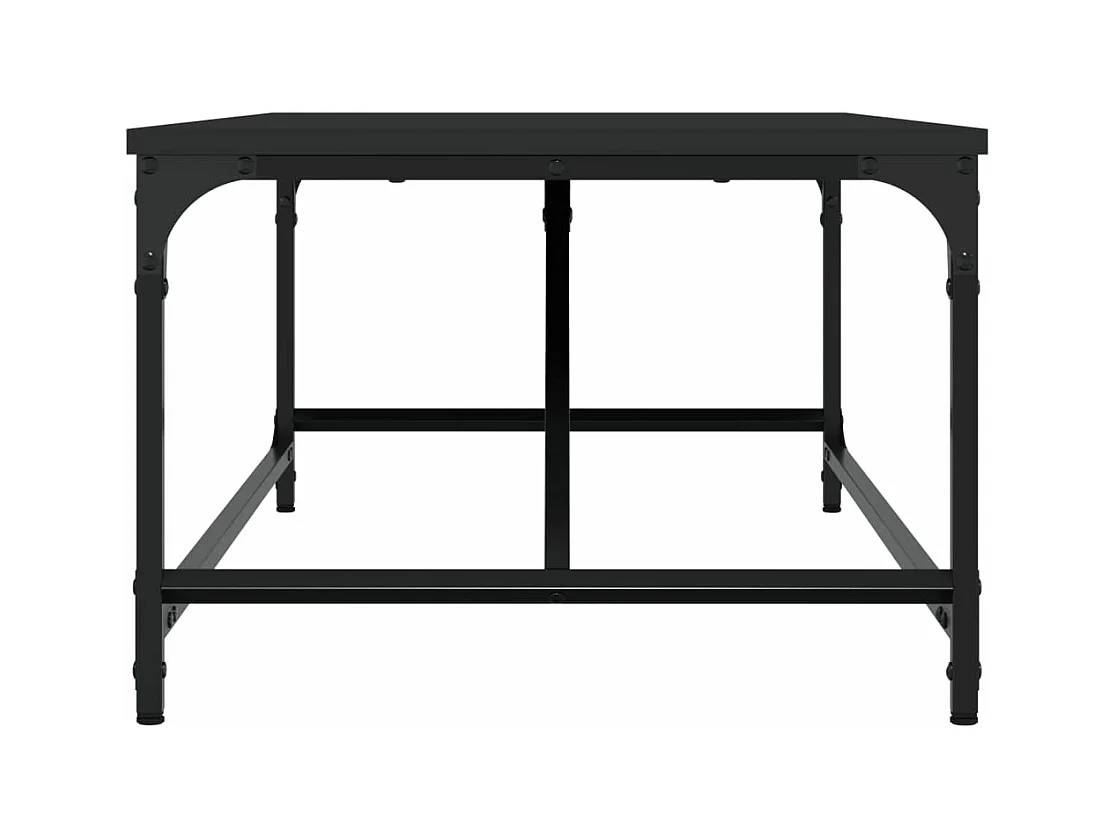 Table basse Noir 100x50x35 cm Bois d'ingénierie