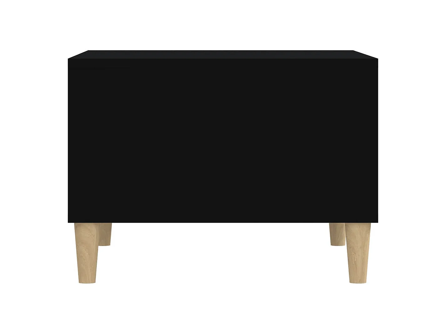 Mesa de centro 60x50x36,5 cm derivados de madeira preto