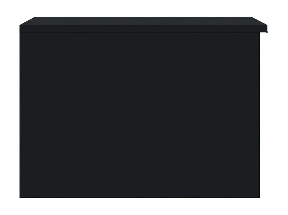 Table basse Noir 50x50x36 cm Bois d'ingénierie