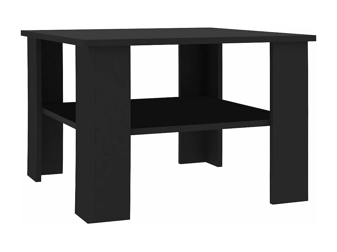 Table basse Noir 60 x 60 x 42 cm Aggloméré