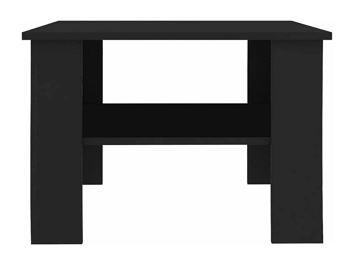 Table basse Noir 60 x 60 x 42 cm Aggloméré