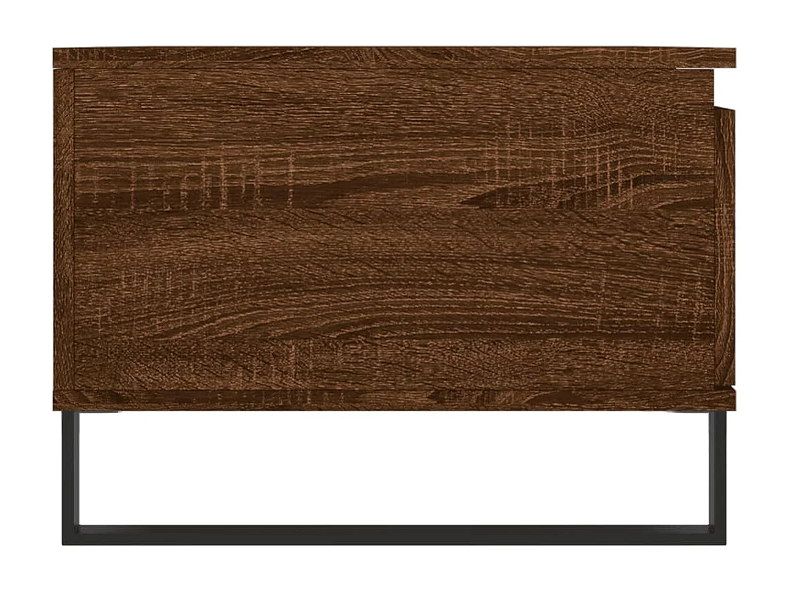 Table basse Chêne marron 90x50x36,5 cm Bois d'ingénierie