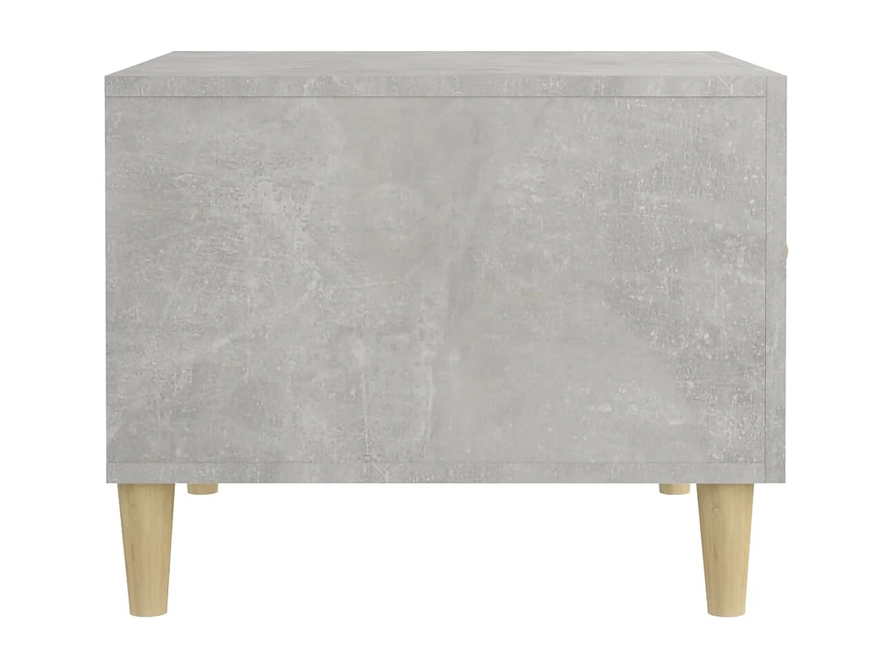 Table basse Gris béton 50x50x40 cm Bois d'ingénierie