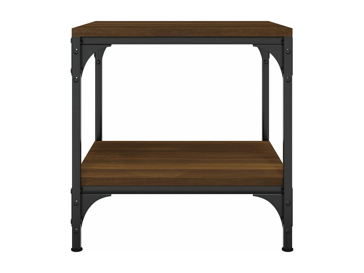 Tables d'appoint 2 pièces Chêne marron 40x40x40 cm Bois ingénierie