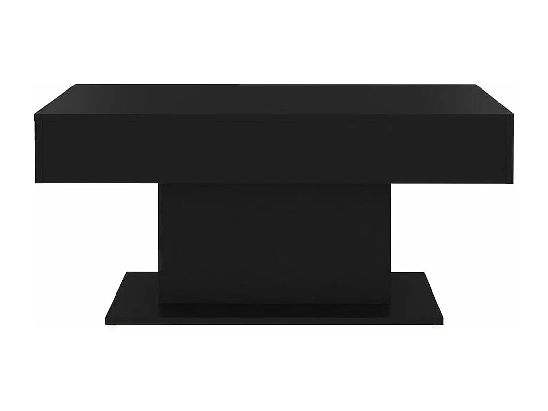 Table basse Noir 96x50x45 cm Aggloméré