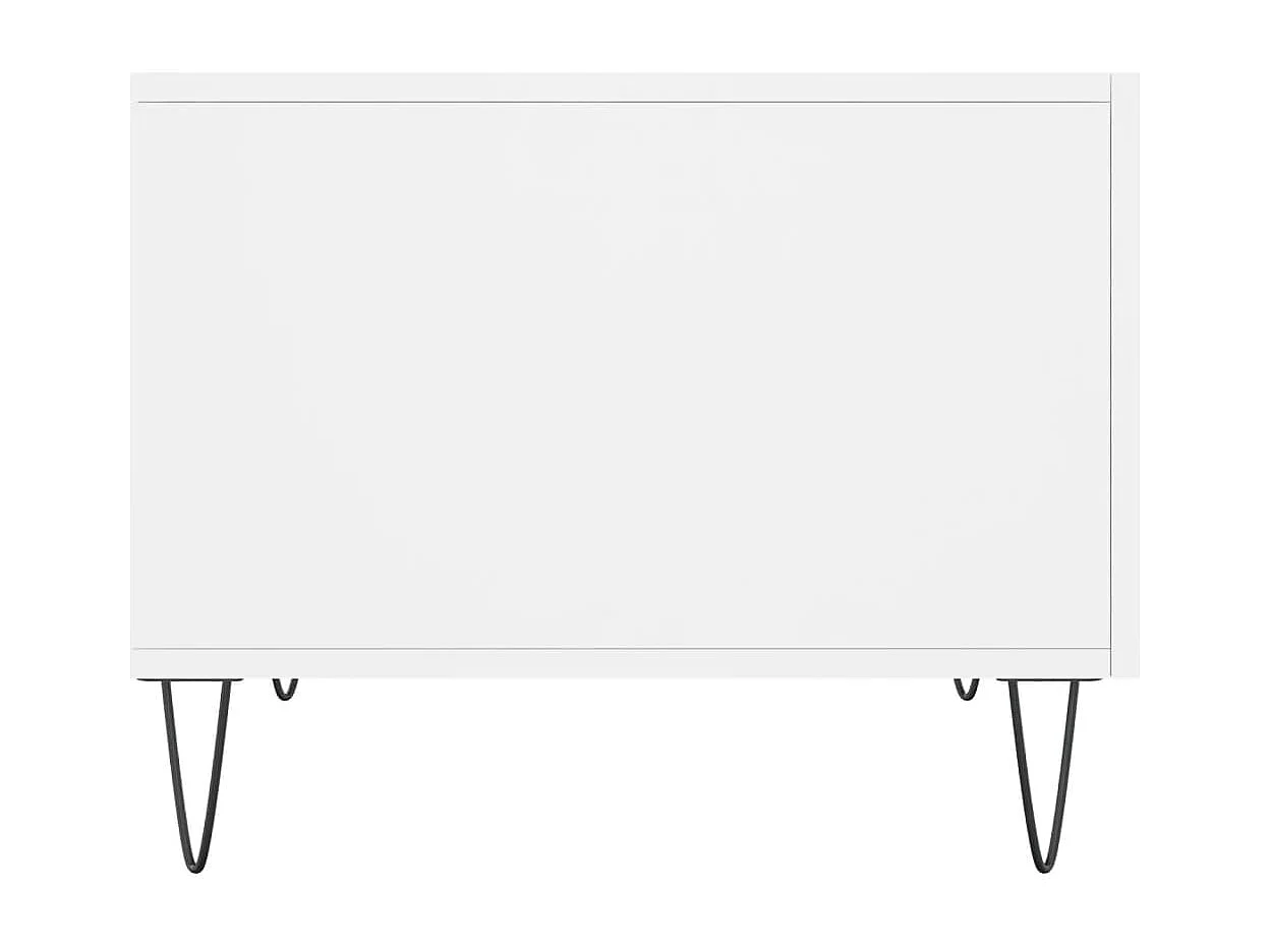 Mesa de centro 50x50x40 cm derivados de madeira branco