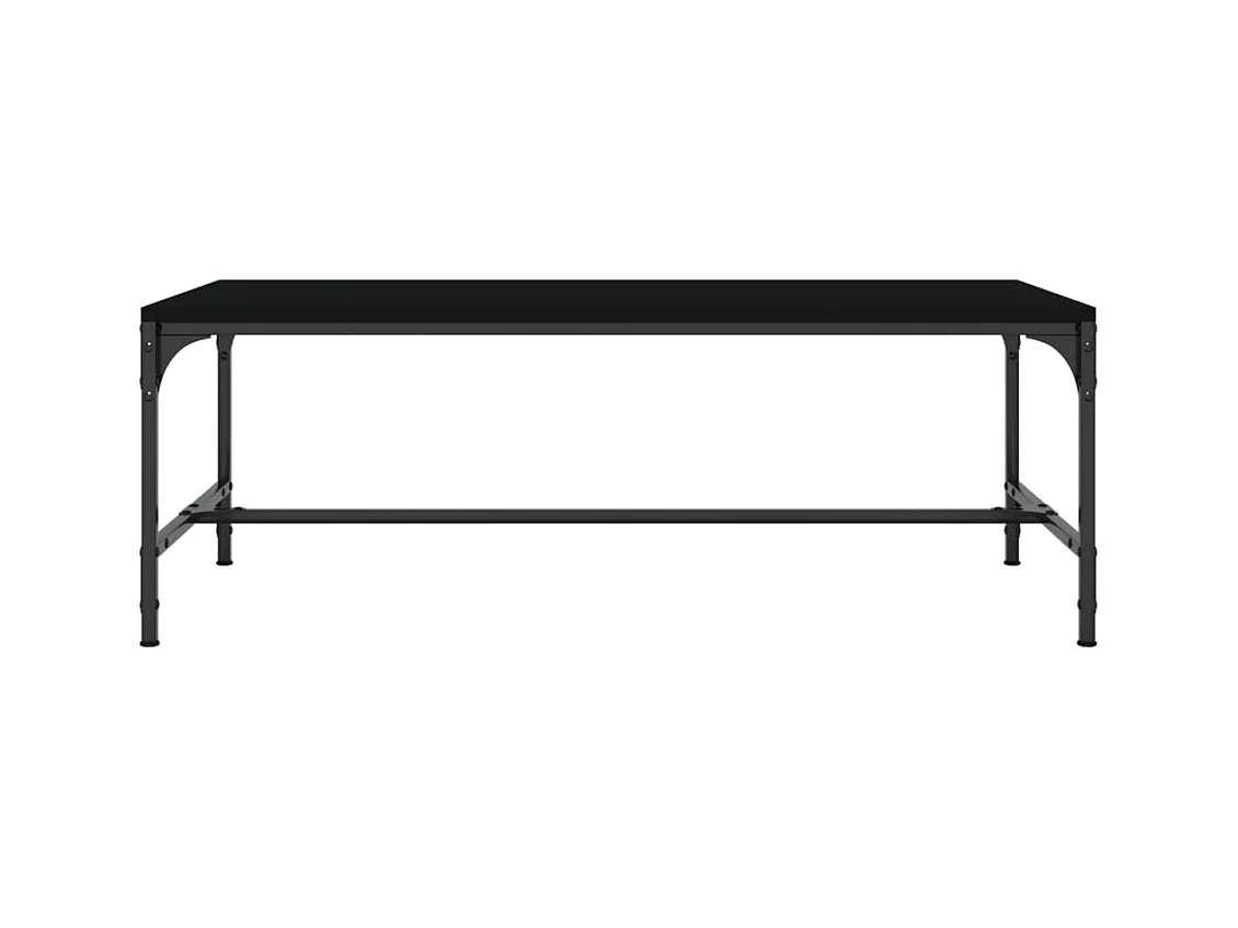 Table basse Noir 100x50x35 cm Bois d'ingénierie