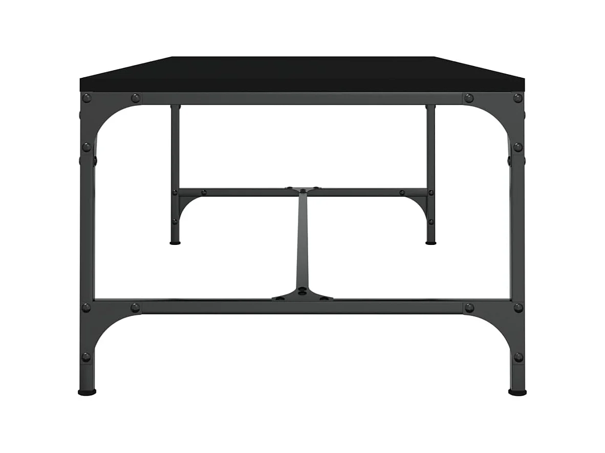 Table basse Noir 100x50x35 cm Bois d'ingénierie