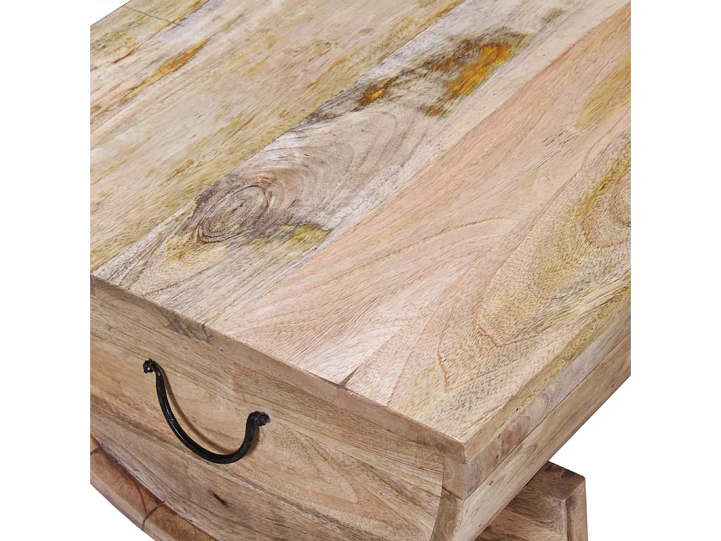 Salontafel 88x50x40 cm massief mangohout