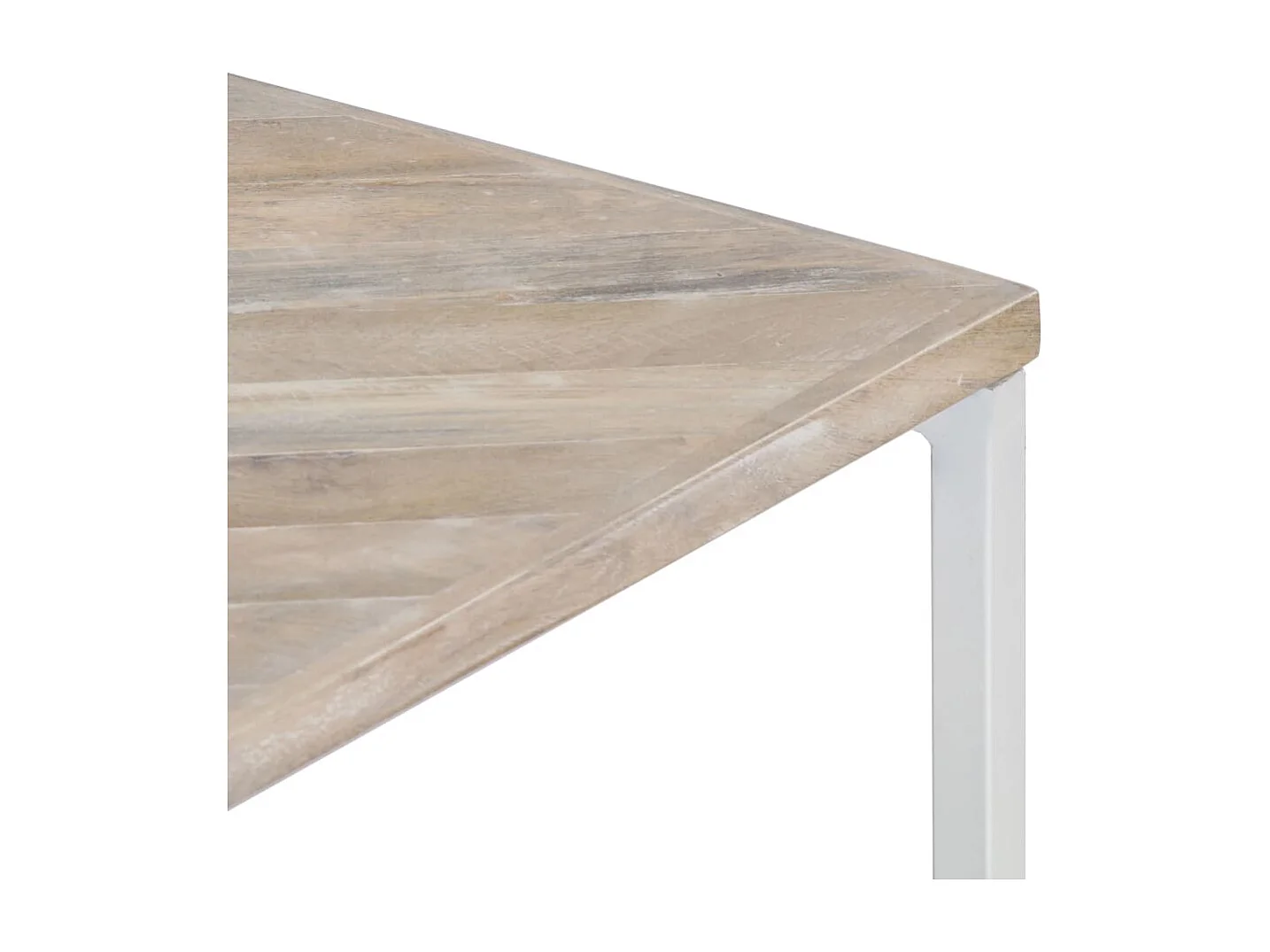 Table basse 110x110x36 cm Bois de manguier solide