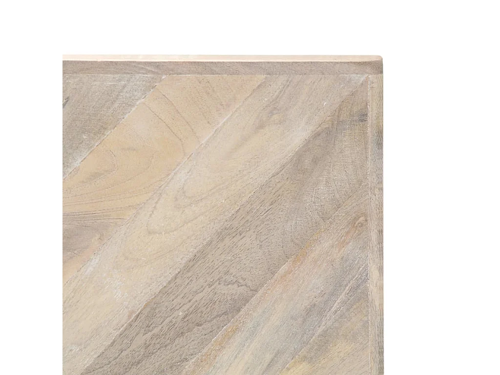 Table basse 110x110x36 cm Bois de manguier solide