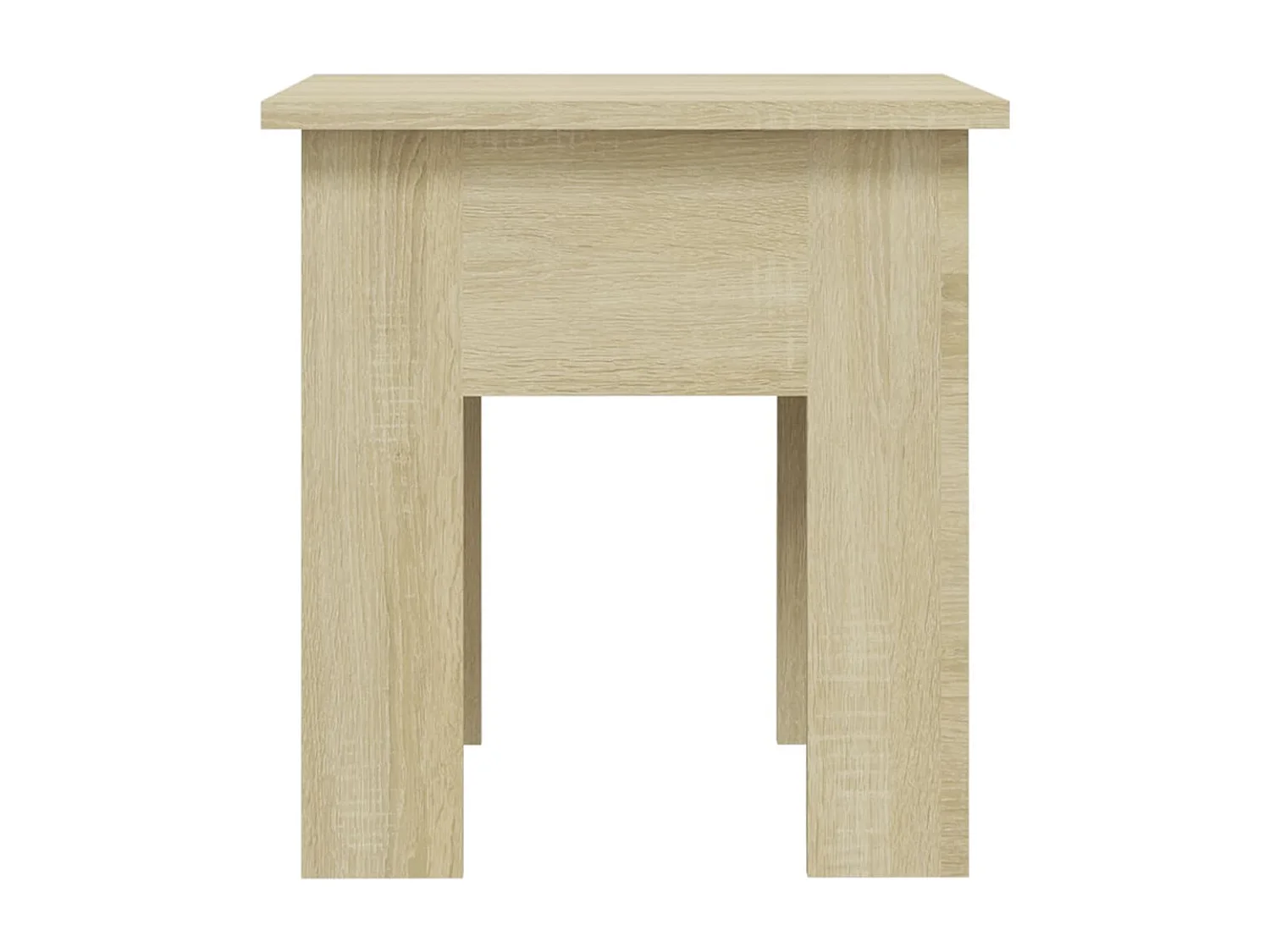 Mesa de centro madera de ingeniería roble Sonoma 40x40x42 cm