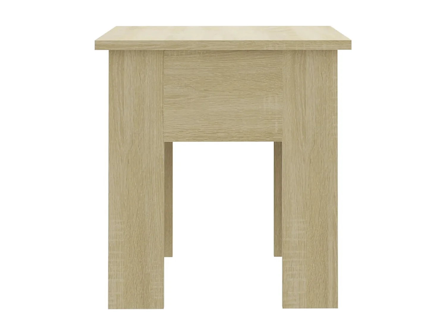 Mesa de centro madera de ingeniería roble Sonoma 40x40x42 cm