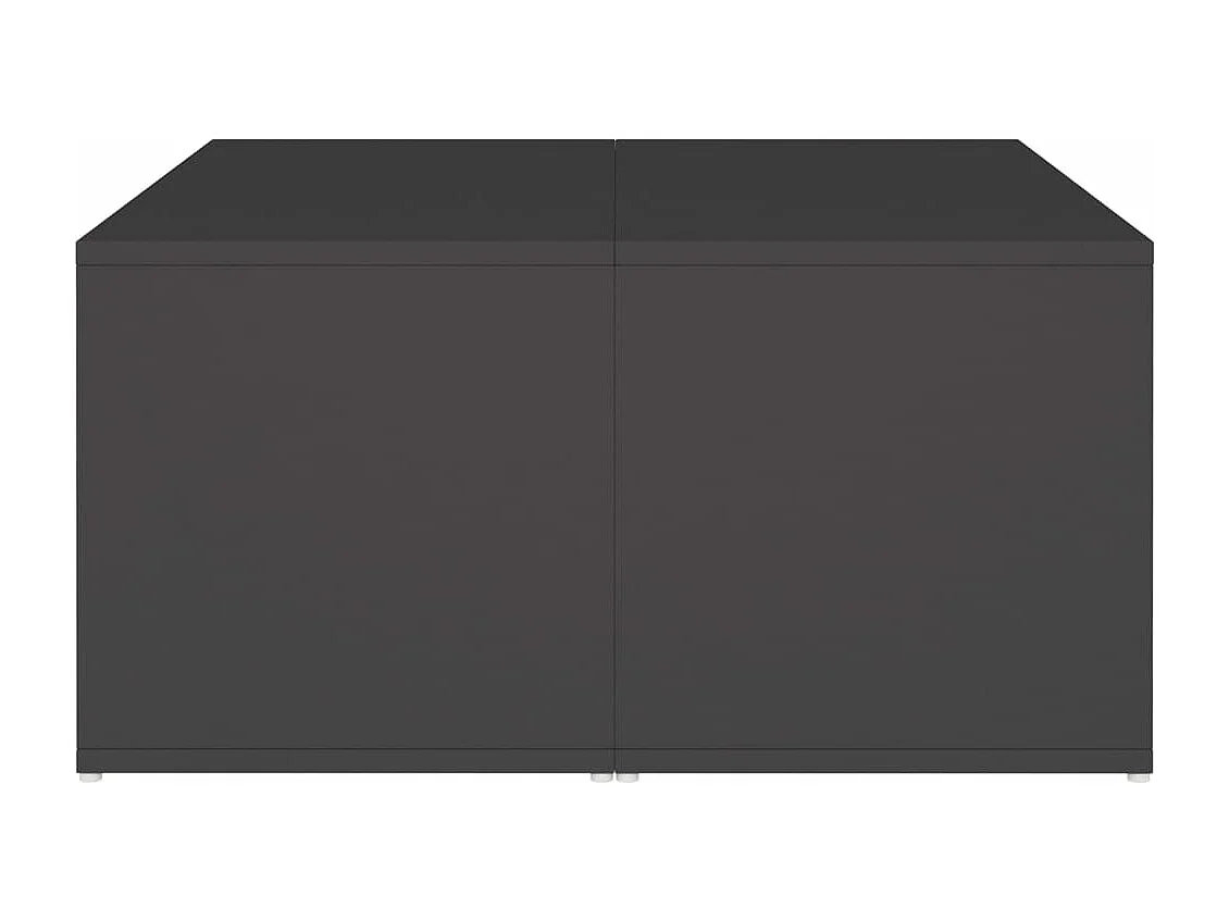 Tables basses 4 pièces Gris 33x33x33 cm Aggloméré