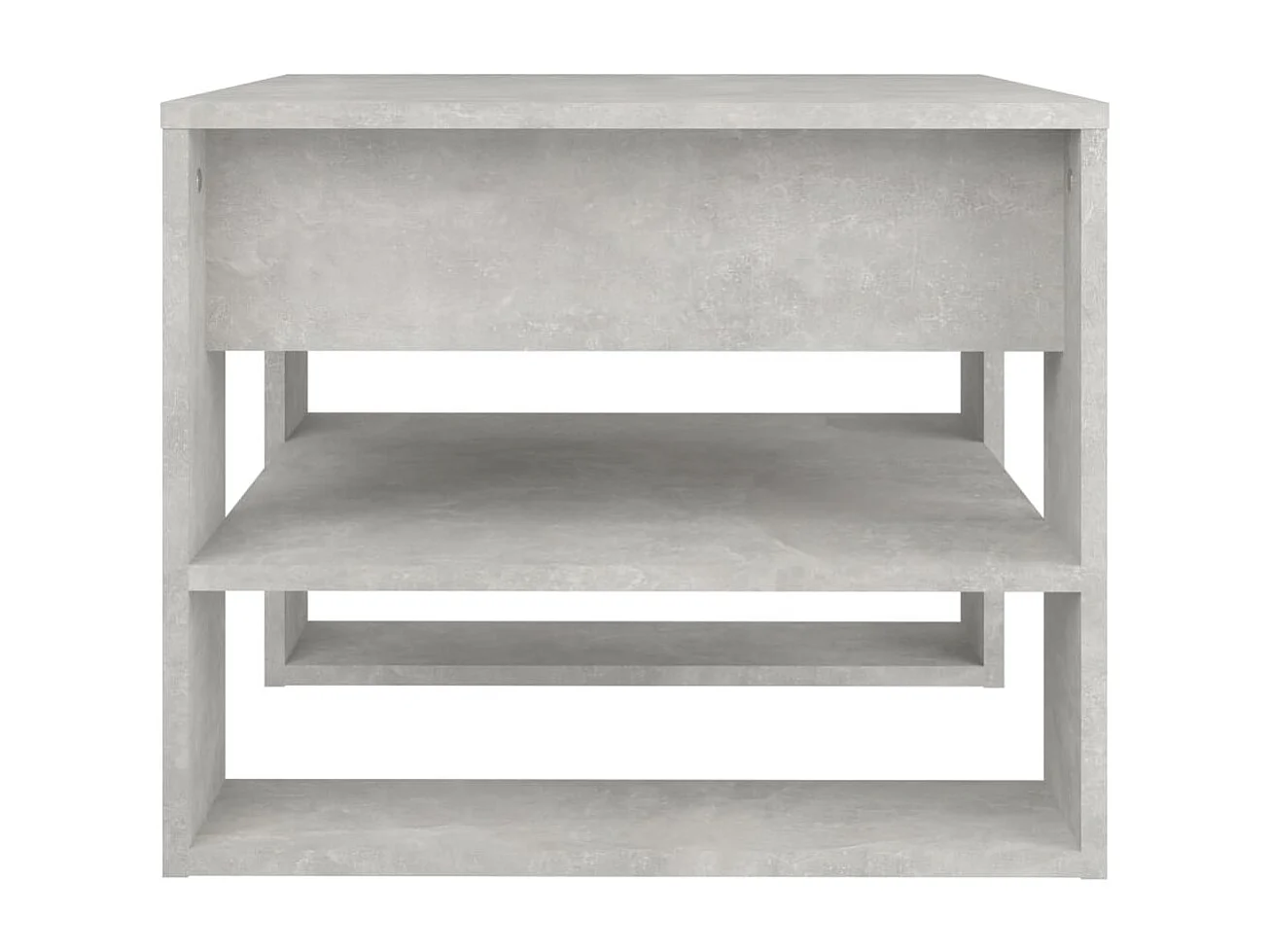 Salontafel 55,5x55x45 cm bewerkt hout betongrijs