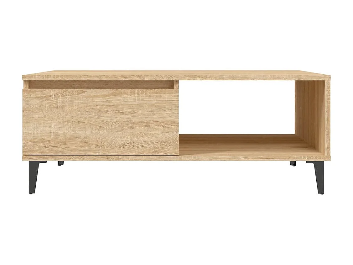 Table basse Chêne sonoma 90x60x35 cm Aggloméré