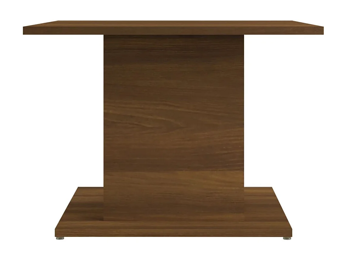 Table basse Chêne marron 55,5x55,5x40 cm Aggloméré
