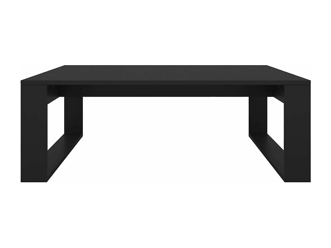Table basse Noir 100x100x35 cm Aggloméré