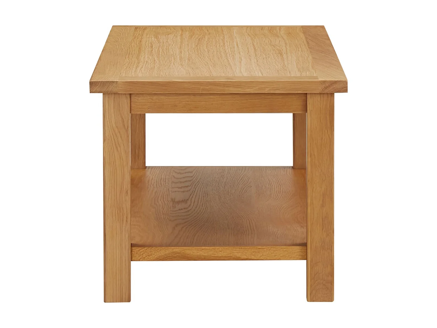 Mesa de centro 90x45x40 cm madeira de carvalho maciça