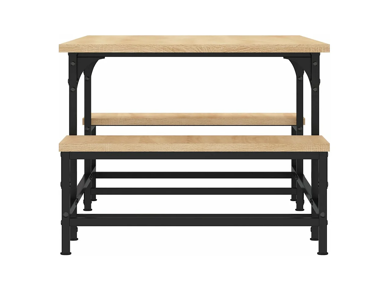 Table basse chêne sonoma 100x50,5x40 cm bois d'ingénierie