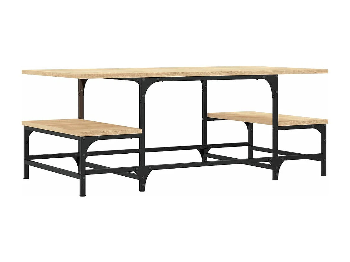 Table basse chêne sonoma 100x50,5x40 cm bois d'ingénierie