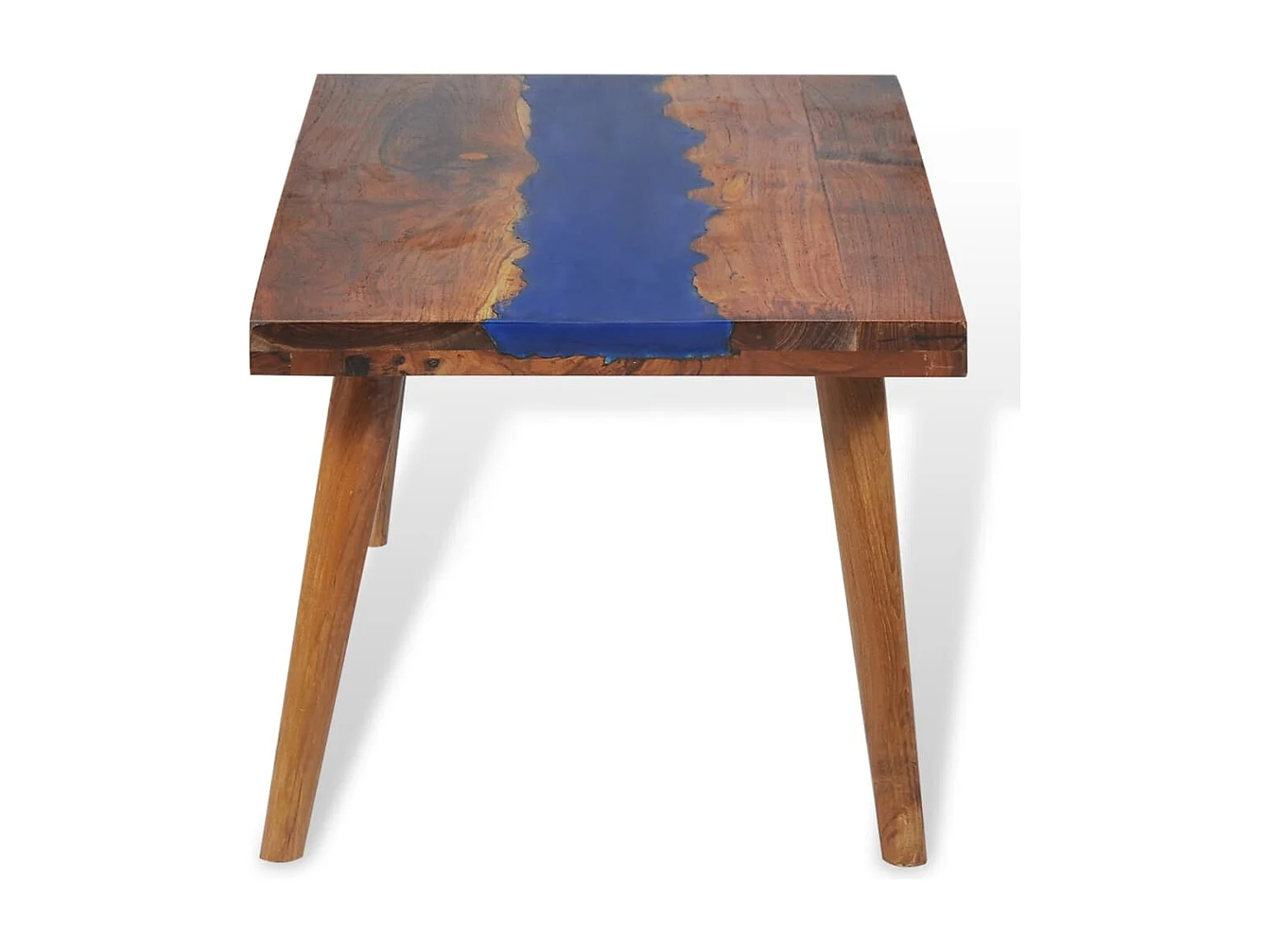 Mesa de centro em resina de teca 100x50x40 cm