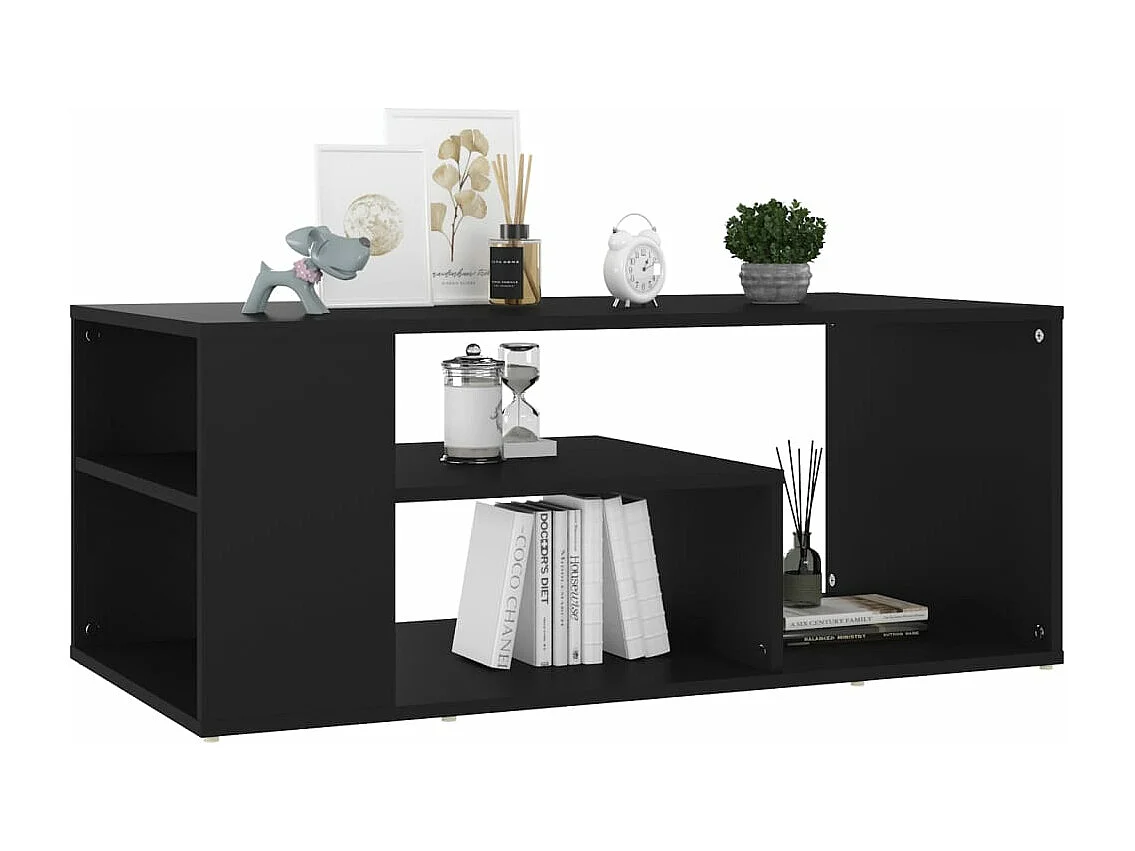 Table basse Noir 100x50x40 cm Aggloméré