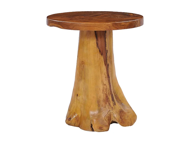 Mesa de centro 40x40 cm madeira de teca maciça