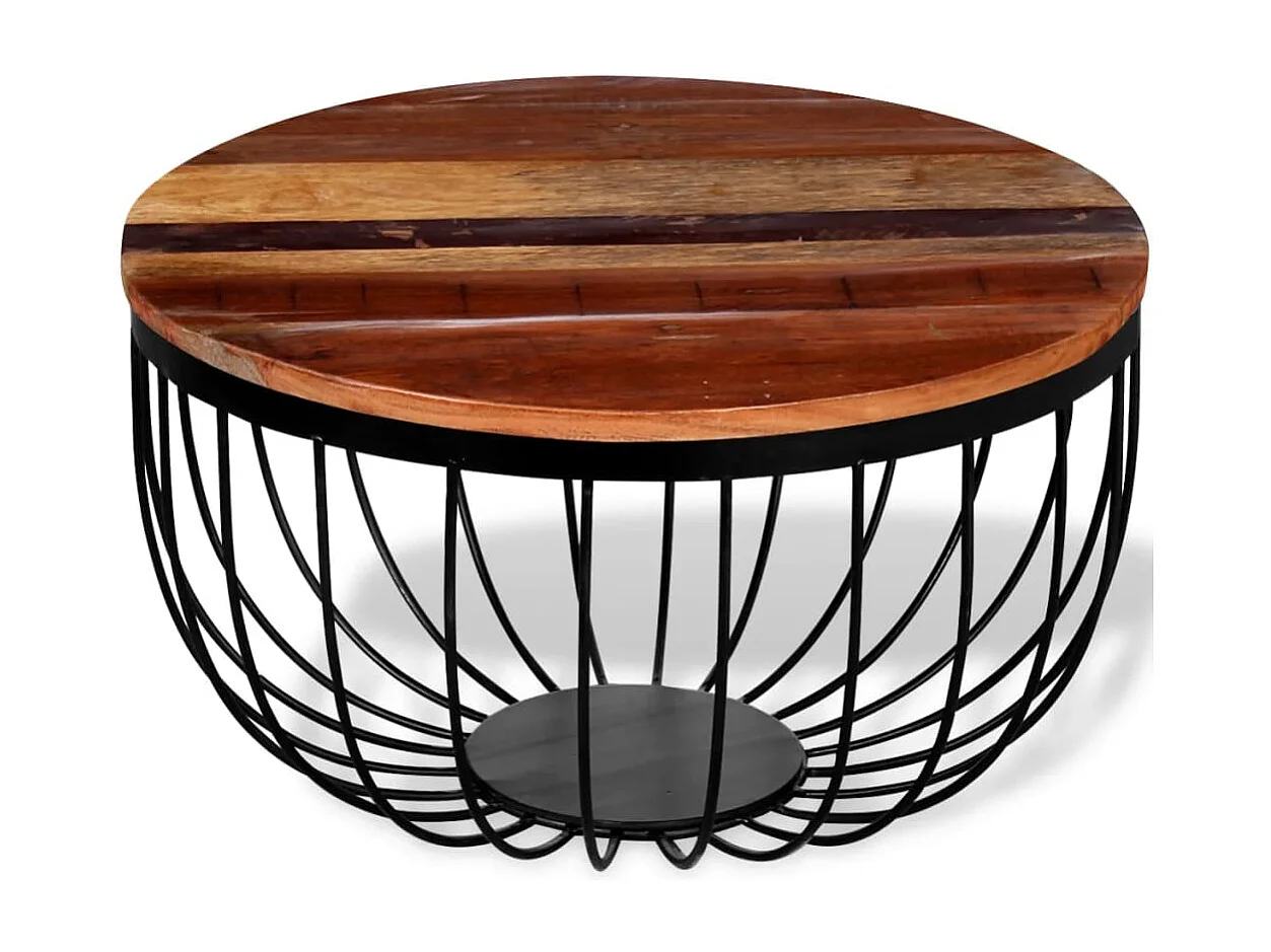 Salontafel massief gerecycled hout