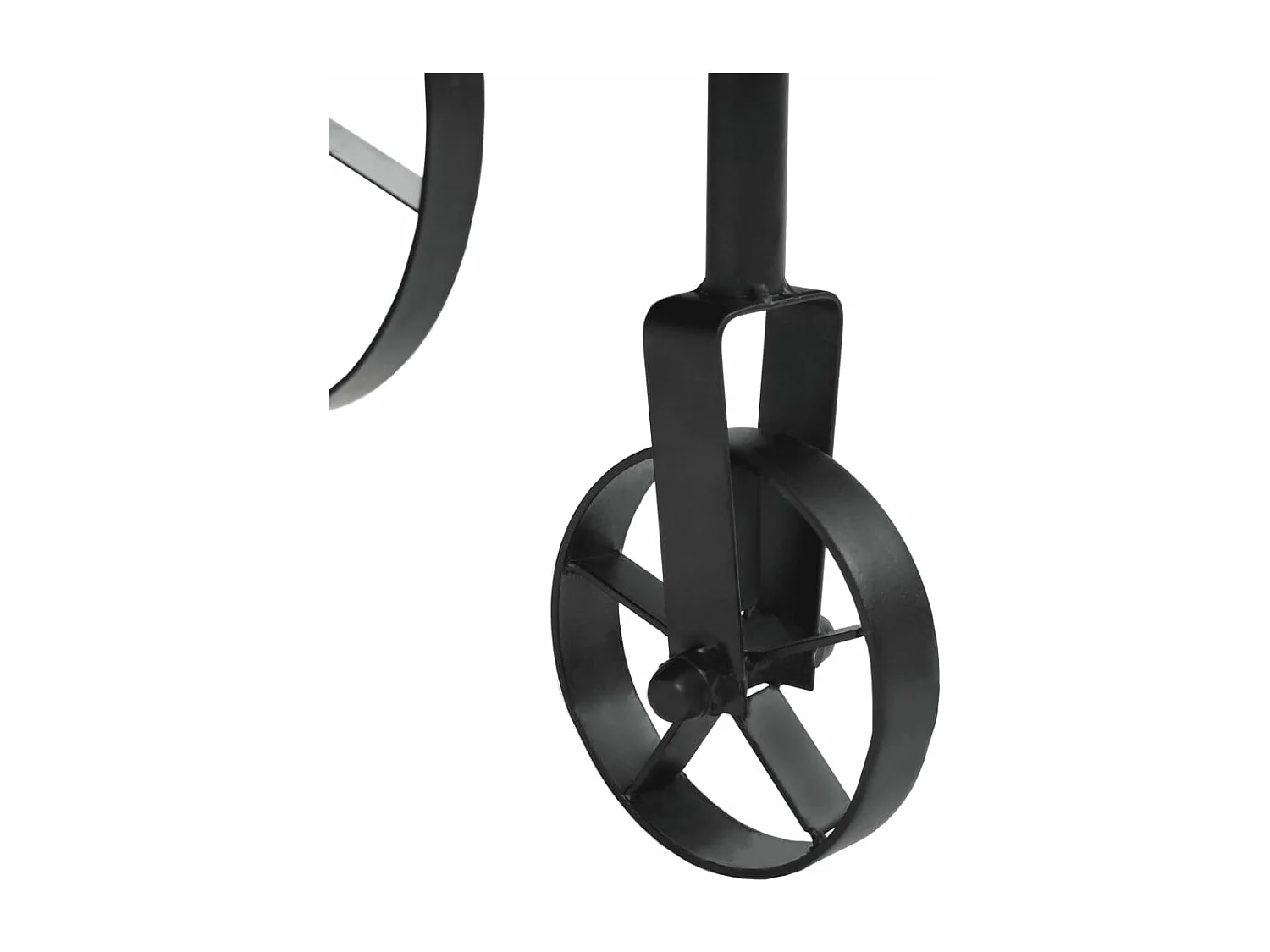 Table basse avec roulettes noir 110x52x43 cm bois d'ingénierie