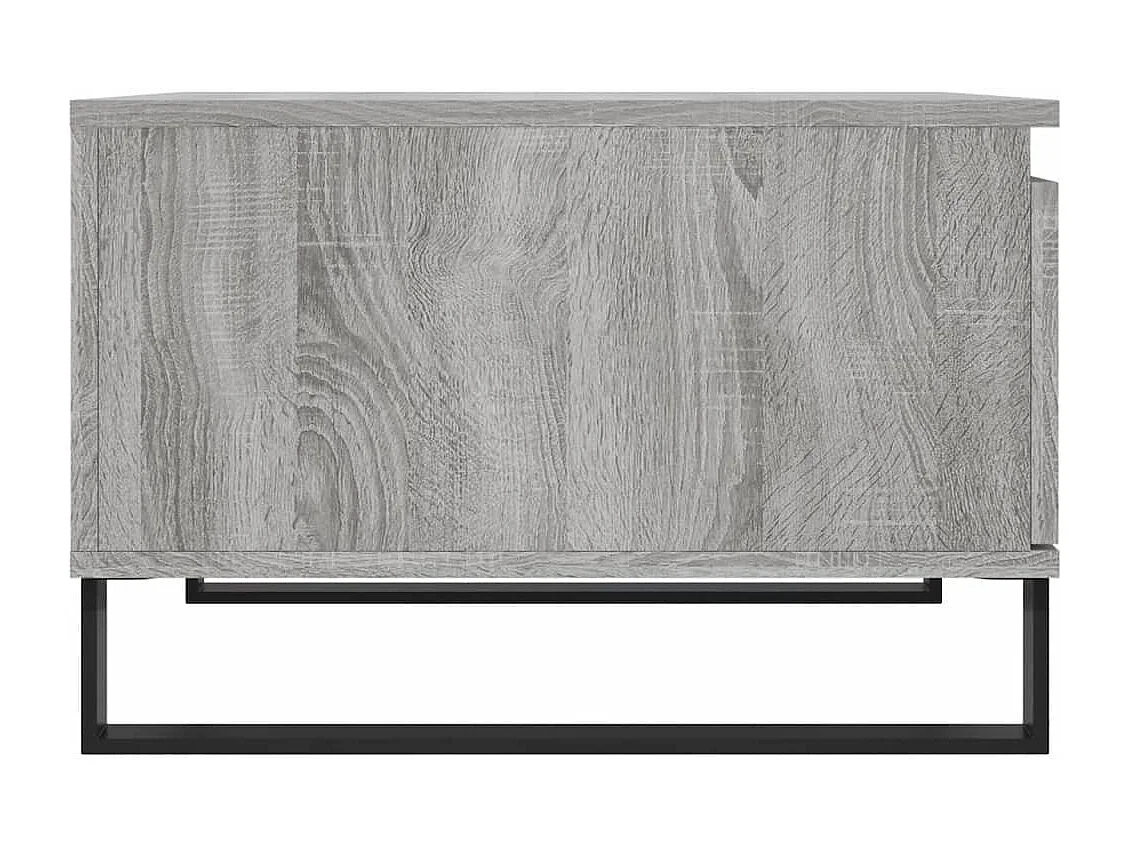 Table basse sonoma gris 55x55x36,5 cm bois d'ingénierie